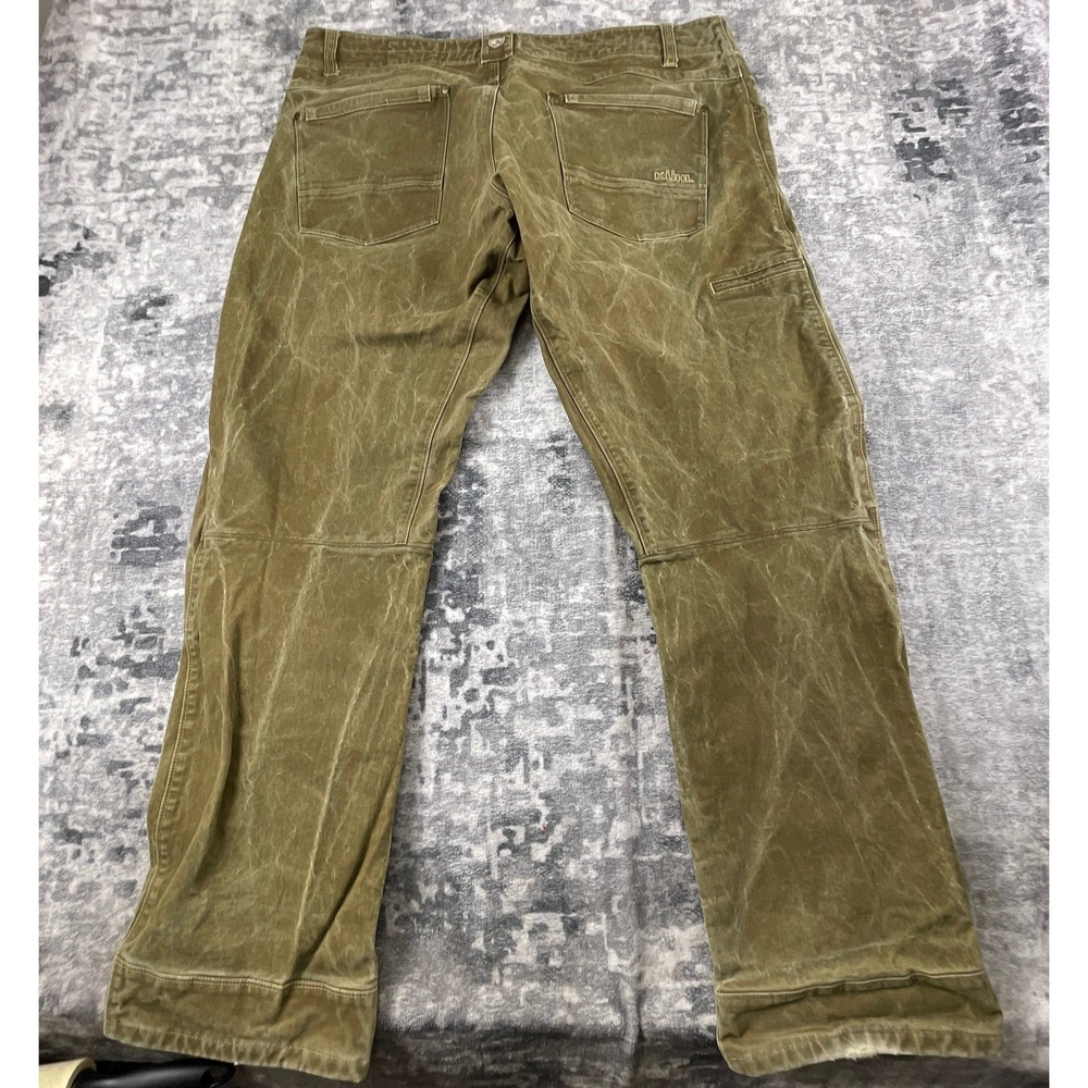 Kuhl Mens 40x32 Ryder Pants Khaki Patina Dye Distressed Outdoor Hiking Workwear - Picture 2 of 16